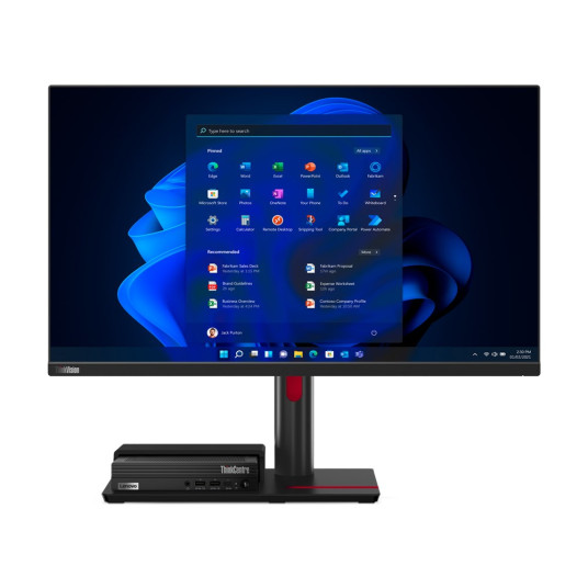 Lenovo ThinkCentre TIO Flex 27i -tietokonenäyttö 68,6 cm (27") 1920 x 1080 pikseliä Full HD LED Musta