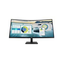 86,36 cm/34" (3440x1440) HP P34hc G4 Curved 21:9 5ms 60Hz HDMI DisplayPort USB-C VESA-kaiutin WQHD musta