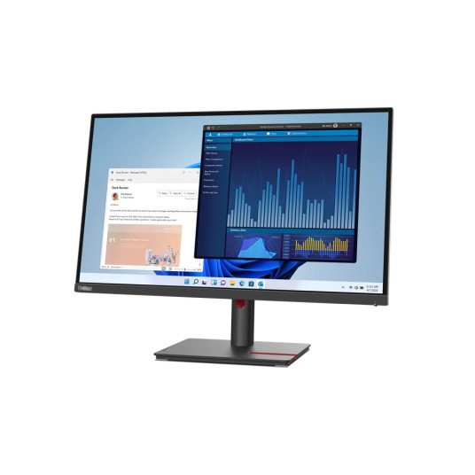 Lenovo ThinkVision T27p-30 27 ", IPS, 4K, 3840 x 2160, 16:9, 4 ms, 350 cd/m², musta, 60 Hz, HDMI-porttien määrä 1