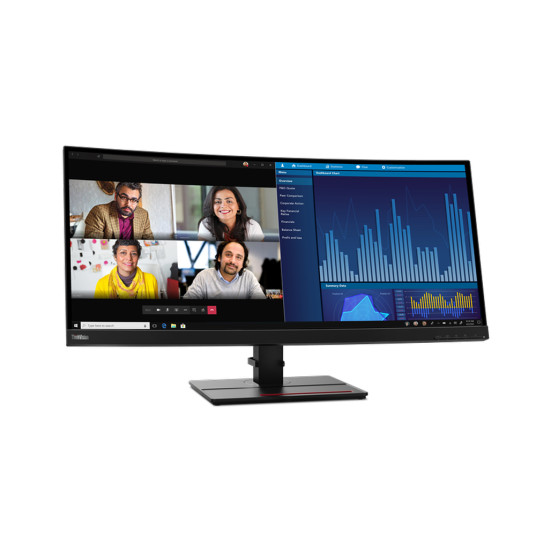 Lenovo ThinkVision P34w-20 34,14" IPS 21:9 4 ms 300 cd/m² Musta 60 Hz HDMI-portteja määrä 2