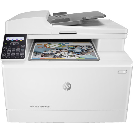 HP Color LaserJet Pro MFP M183fw, tulostus, kopiointi, skannaus, faksaus, 35 arkin automaattinen asiakirjansyöttölaite; Energiatehokas; Vahva turvallisuus; Dualband Wi-Fi