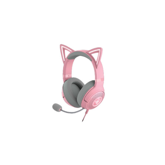 Razer Headset Kraken Kitty V2 mikrofoni, kvartsi, langallinen, korvaan kiinnitettävä, melunvaimennus
