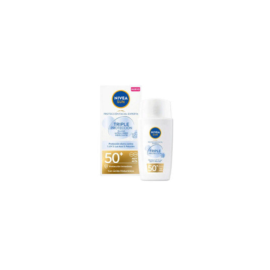 Nivea Sun Triple Protection Fluid Ultraligero Facial Spf50 40ml