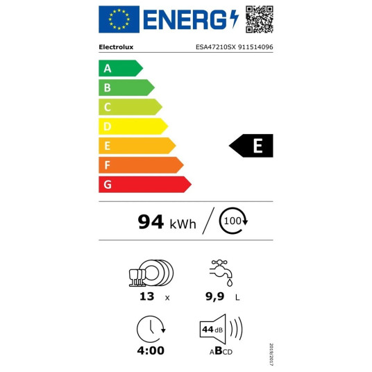 Astianpesukone Electrolux ESA47210SX