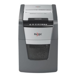 Rexel AutoFeed+ 100X automaattinen silppuri, P-4, leikkaa konfettileikat (4x28mm), 100 arkkia, 34 litran roskakori