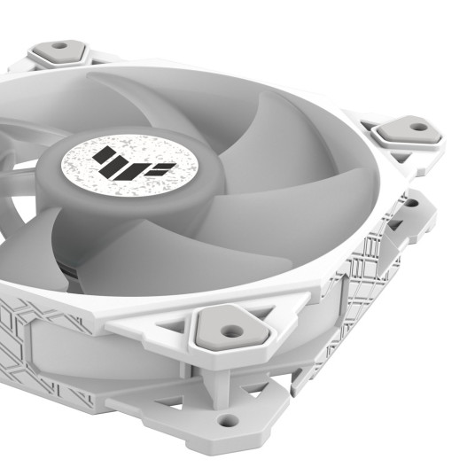 ASUS TUF GAMING TF120 ARGB WHITE EDITION 3IN1 Tietokonekoteloon Ilmanjäähdytin 12 cm Valkoinen 3 kpl
