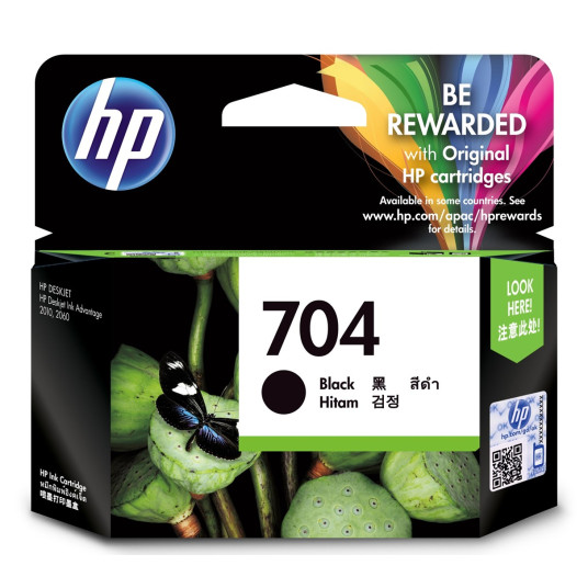 Alkuperäinen HP 704 Ink Advantage -mustepatruuna