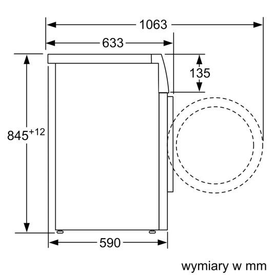 Bosch pesukone WAN2827FPL