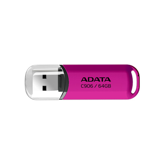 ADATA C906 64 Gt USB-muistitikku, vaaleanpunainen ADATA