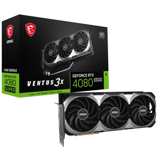 MSI VENTUS GeForce RTX 4080 SUPER 16G 3X OC NVIDIA 16GB GDDR6X