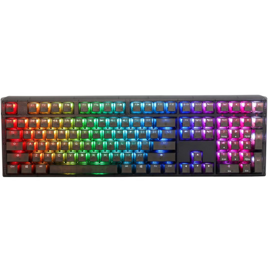 Ducky One 3 Aura Black Gaming Keyboard, RGB LED - MX-ruskea