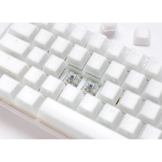 Ducky One 3 Aura White TKL pelinäppäimistö, RGB LED - MX-Red (US)