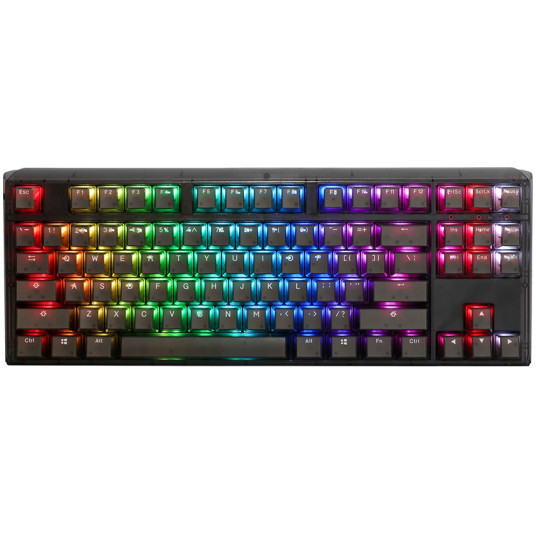 Ducky One 3 Aura Black TKL pelinäppäimistö, RGB LED - MX-ruskea (US)