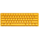 Ducky One 3 Yellow Mini Gaming Keyboard, RGB LED - MX-Black (US)