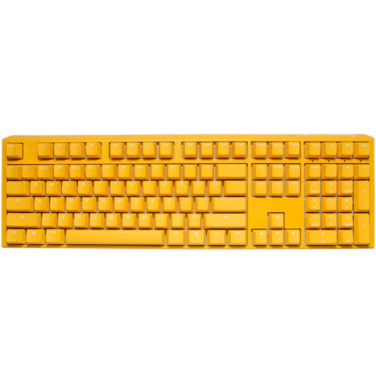 Ducky One 3 Yellow Gaming Keyboard, RGB LED - MX-Black (US)