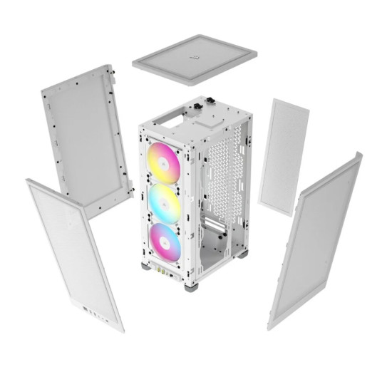 Corsair 2000D RGB AIRFLOW Mini-ITX PC-kotelo, valkoinen Corsair