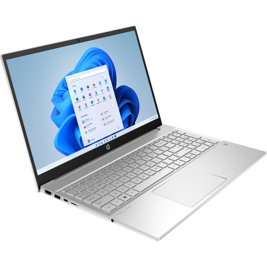 HP Pavilion 15-eg2006nw i5-1235U 15.6" FHD AG slim 250nits 16GB DDR4 SSD512 Intel Iris Xe ei-SD-kortinlukija Win11 2Y Natural Silver