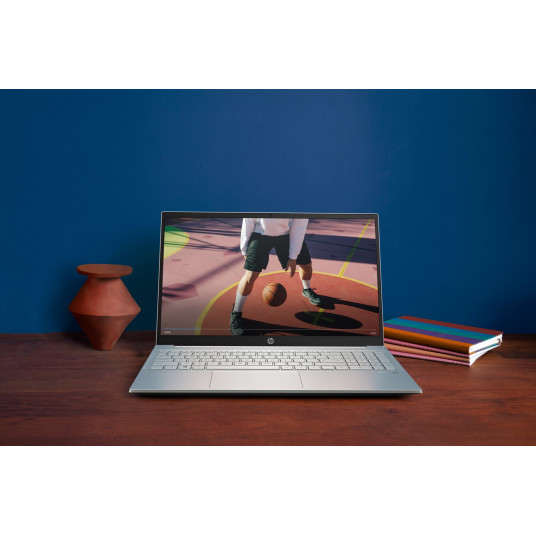 HP Pavilion 15-eh3164nw Ryzen 5 7530U 15,6" FHD AG slim 250 nits 16GB DDR4 SSD512 Radeon Integrated Graphics ei-SD-kortinlukija Win11 2Y Keraaminen valkoinen