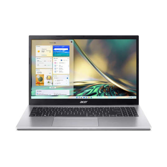 Acer Aspire 3 A315-59-53ER Kannettava 39,6 cm (15,6") "Full HD" Intel® Core™ i5 i5-1235U 8 Gt DDR4-SDRAM 256 Gt SSD Wi-Fi 5 (802.11ac) Windows 11 Home Silver Uusi / Repack