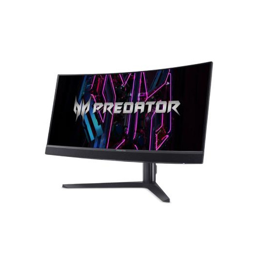 LCD-näyttö|ACER|Predator X34Vbmiiphuzx|34"|Gaming/Curved/21 : 9|Paneeli OLED|3440x1440|21:9|0,1 ms|Kaiuttimet|Kääntyvä|Korkeussäädettävä|Kallistus|Väri Musta|UM.CXXEE.V01