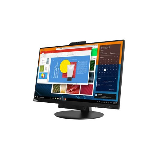 "69cm/27" (2560x1440) Lenovo ThinkCentre Tiny-in-One 27 16:9 QHD 60Hz 4ms HDMI DP USB Pivot Speaker Black"