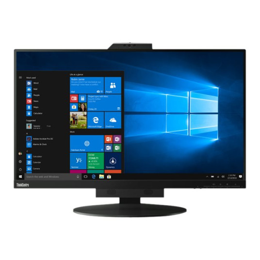 "69cm/27" (2560x1440) Lenovo ThinkCentre Tiny-in-One 27 16:9 QHD 60Hz 4ms HDMI DP USB Pivot Speaker Black"