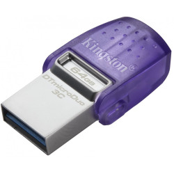 Kingston DataTraveler microDuo 3C 256 Gt USB Type-A + USB Type-C USB-muistitikku