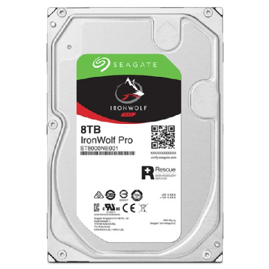 Seagate IronWolf Pro ST8000NT001 sisäinen kovalevy 3,5" 8000 GB