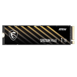 SSD|MSI|SPATIUM M460|1TB|M.2|PCIE|NVMe|3D NAND|Kirjoitusnopeus 4500 Mt/s|Lukunopeus 5000 Mt/s|MTBF 1500000 tuntia|S78-440L930-P83