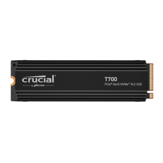 SSD|CRUCIAL|T700|1TB|M.2|PCIE|NVMe|TLC|Kirjoitusnopeus 9500 Mt/s|Lukunopeus 11700 Mt/s|TBW 600 Tt|CT1000T700SSD5