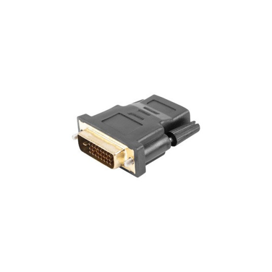 Lanberg AD-0010-BK kaapelin pistoke/pistokeliitintyyppinen muunnin HDMI DVI-D musta