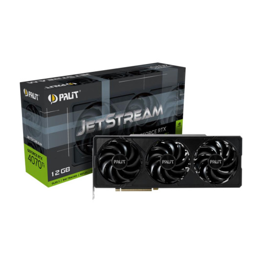 Näytönohjain|PALIT|NVIDIA GeForce RTX 4070 Ti|12 Gt|GDDR6X|192 bittiä|PCIE 4.0 16x|GPU 2310 MHz|1xHDMI|3xDisplayPort|NED407T019K9-1043J