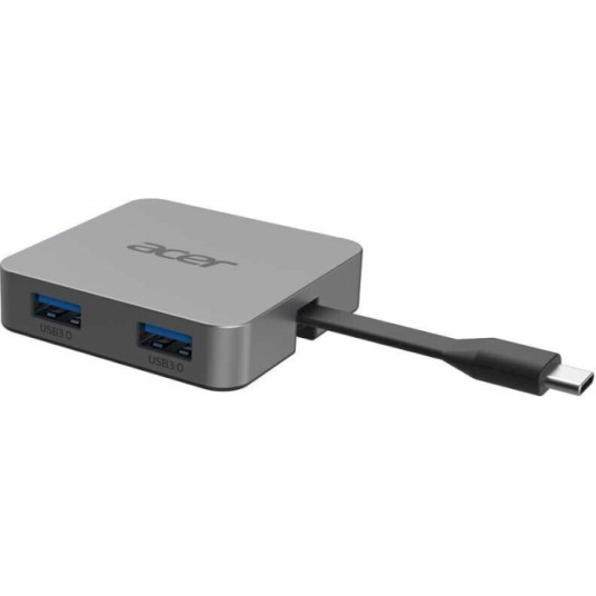 Acer-telakointiasema 4 in1, HDMI, 2xUSB3.2, USB-C, harmaa