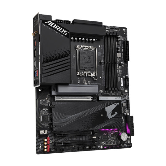 Gigabyte Z790 AORUS ELITE AX-W 1.1 M/B Prosessoriperhe Intel, Prosessorikanta LGA1700, DDR5 DIMM, Muistipaikat 4, Tuetut kiintolevyliitännät SATA, M.2, SATA-liittimien määrä 6, Piirisarja Intel Z790 Express, ATX