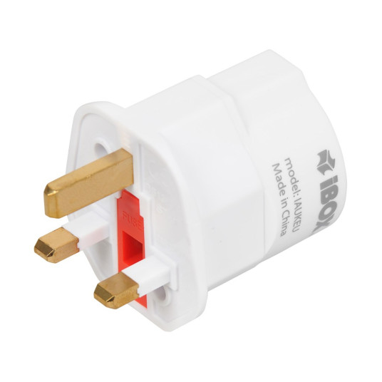 IBOX ADAPTER IAUKEU UK TO EU POWER OUTLET