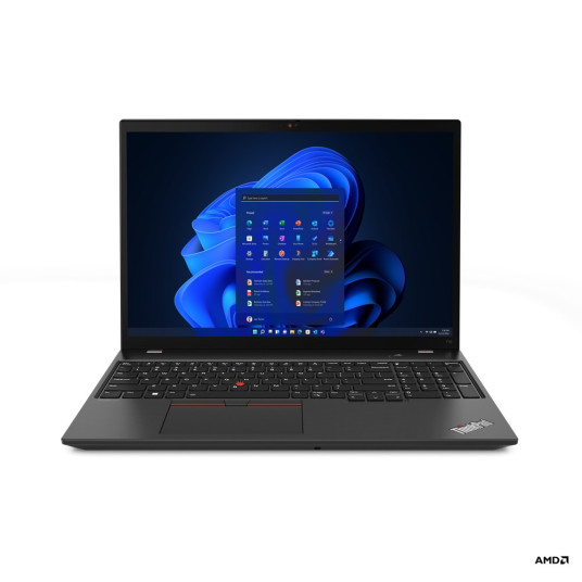 Lenovo ThinkPad T16 Kannettava 40,6 cm (16") WUXGA AMD Ryzen™ 7 PRO 6850U 16 Gt LPDDR5-SDRAM 512 Gt SSD Wi-Fi 6E (802.11ax) Windows 11 Pro Musta