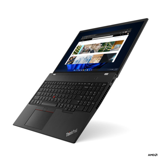 Lenovo ThinkPad T16 Kannettava 40,6 cm (16") WUXGA AMD Ryzen™ 7 PRO 6850U 16 Gt LPDDR5-SDRAM 512 Gt SSD Wi-Fi 6E (802.11ax) Windows 11 Pro Musta