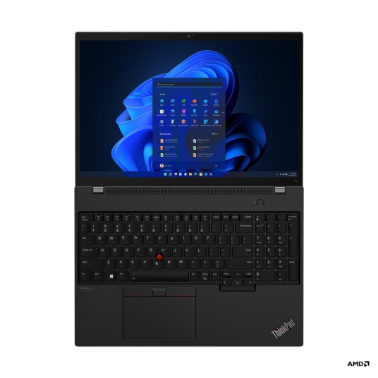 Lenovo ThinkPad T16 Kannettava 40,6 cm (16") WUXGA AMD Ryzen™ 7 PRO 6850U 16 Gt LPDDR5-SDRAM 512 Gt SSD Wi-Fi 6E (802.11ax) Windows 11 Pro Musta