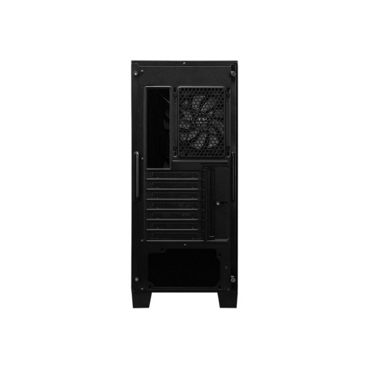 MSI MAG FORGE 120A AIRFLOW tietokonekotelo "Midi Tower" musta, läpinäkyvä