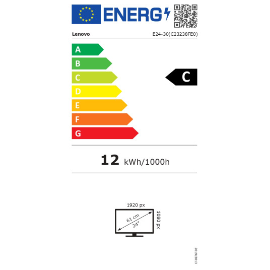 LENOVO E24-30/ 23,8"/ IPS/ 1920X1080/ 16:9/ 100HZ/ 250N/ KAIUTTIMET (2WX2)/ KALLISTUS/ KÄÄNTÖ/ NOSTO/ PIVOT/ 3Y