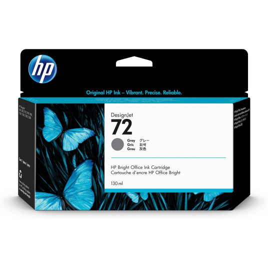 HP 72 130 ml:n harmaa mustepatruuna