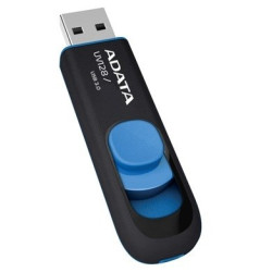 ADATA DashDrive UV128 32 Gt USB-muistitikku USB A type 3.2 Gen 1 (3.1 Gen 1) Musta, sininen