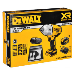 Iskuavain 1/2" 18V 2*5.0Ah DCF900P2G DEWALT