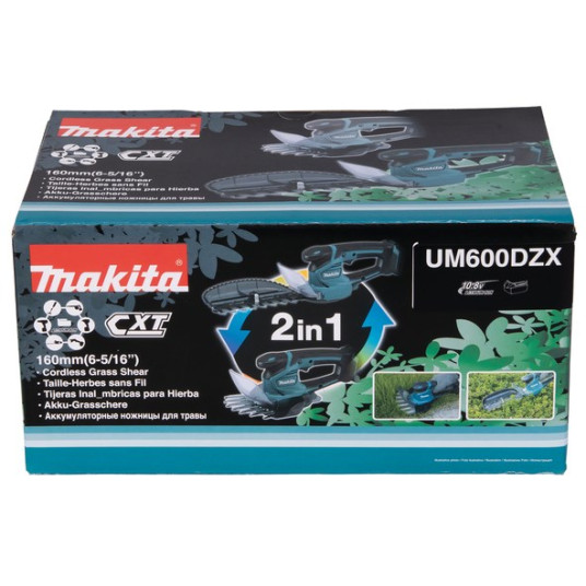 Makita UM600DZX akkuruohosakset musta, sininen 12 V