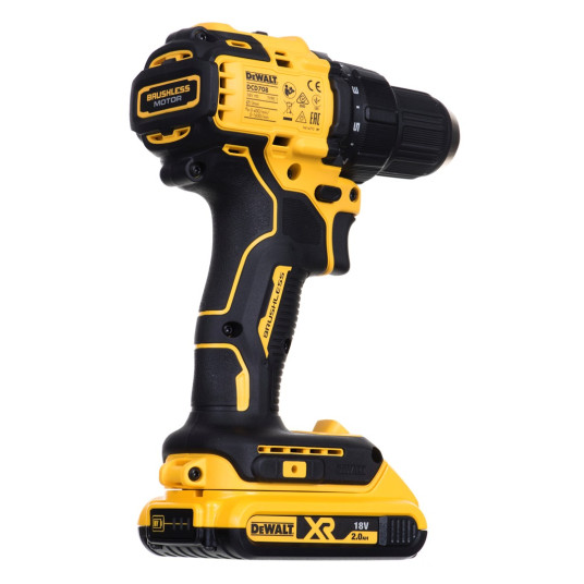 DEWALT DCD708D2T-QW sähköinen ruuvimeisseli tai iskutyökalu musta, keltainen 1650 RPM