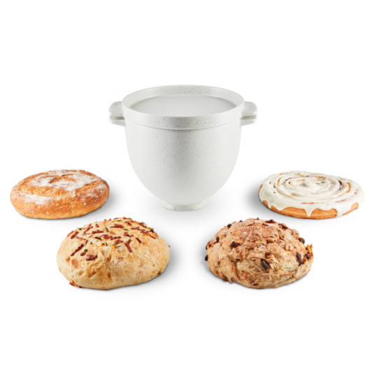 Leipäkulho leivinkannella KitchenAid 5KSM2CB5BGS