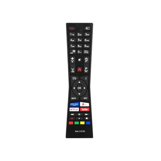 Lamex LXP3338 TV:n kaukosäädin TV LCD / LED JVC / VESTEL / HYUNDAI RM-C3338 NETFLIX / YOUTUBE / PRIME VIDEO