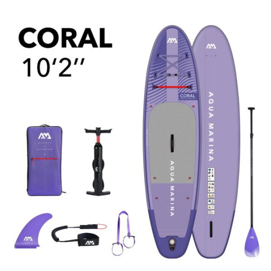 SUP-lauta Aqua Marina CORAL 310x78x12 cm BT-23COPN