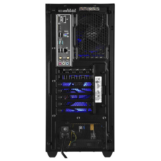 Actina 5901443330431 PC Midi Tower AMD Ryzen™ 5 5500 16 Gt DDR4-SDRAM 1 Tt SSD AMD Radeon RX 6600 Musta