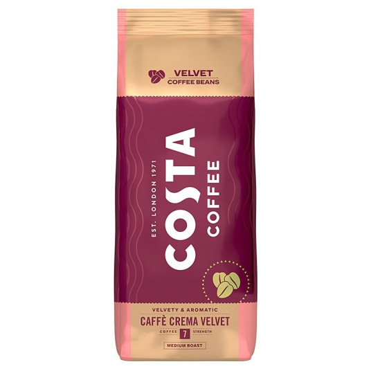 Costa Coffee Crema Velvet kahvipapukahvi 1kg